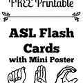 Sign Language Alphabet for Beginners Flash Cards