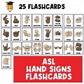 Sign Language Flash Cards Anime Characters