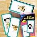 Sign Language Flash Cards for Preschool