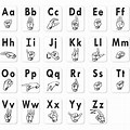 Sign Language Letter Chart Printable