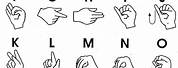 Sign Language Print Out Letter I