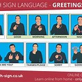 Sign Language Words UK