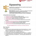 Signposting Document Example