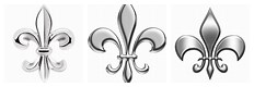 Silver Fleur De Lis