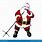 Singing Santa Clip Art