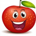 Smiling Apple Clip Art