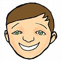 Smiling Boy Face Clip Art