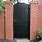 Solid Metal Garden Gates