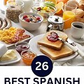 Spanish Breakfast Foods List Clip Art