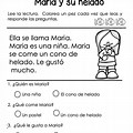 Spanish Reading Comprehension Worksheets