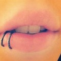 Spider Bite Lip Piercing