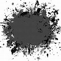 Splatter Paint Black and Grey