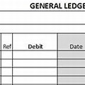 T-account Ledger Book Sample