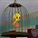 Tweety Bird in Cage