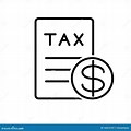 Tax Icon White Background