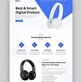 Tech Startup Product Landing Page