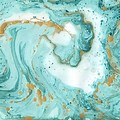 Teal and Gold Marble Desktop Background