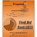 Template Company Offer Design Proposal