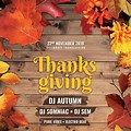 Thanksgiving Flyer Free Clip Art