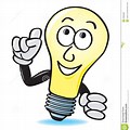 Thinking Light Bulb Cartoon