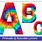 Tie Dye Letter Clip Art