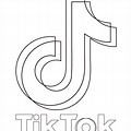 Tik Tok Logo Coloring Pages Printable