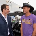 Tim McGraw in LSU Jersey