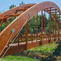 Top Arch Wooden Bridge