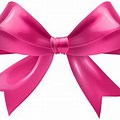 Transparent Pink Ribbon Bow Clip Art