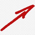 Transparent Red Marker Arrow