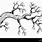 Tree Branch Line Drawing