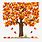 Tree Falling Leaves Clip Art