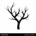 Tree Silhouette No Leaves Cut Out