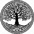 Tree of Life Silhouette Clip Art Free