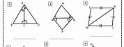 Triangle Congruence Problems Worksheet