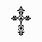 Tribal Cross Tattoo Stencil