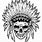 Tribal Skull Coloring Pages