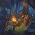 Troll Art Camp Fire