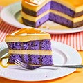 Ube Leche Flan Cake