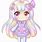 Unicorn Kawaii Pastel Anime Girl