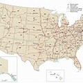 United States Road Map USA Cities