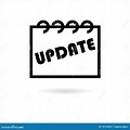 Update Clip Art Black and White