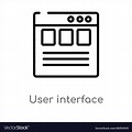 User Interface Icon Black White