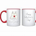 Valentine's Day Cat Mug