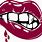 Vampire Mouth SVG