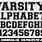 Varsity Letter Font Free