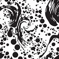 Vector Black White Pattern Background