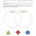 Venn Diagram Sorting 2D Shapes