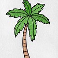 Very Basic Drawing of Palm Tree