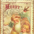 Vintage Christmas Decoupage Paper